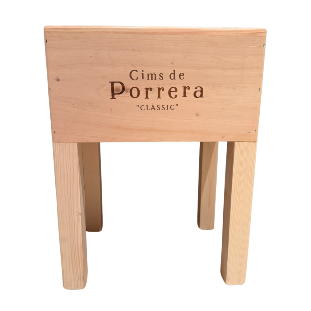 Weinkisten-Hocker "Priorat-Cims de Porrera 2015" - Unikat