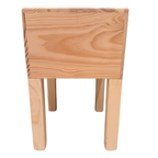 Weinkisten-Hocker "LA JANASSE" - Unikat