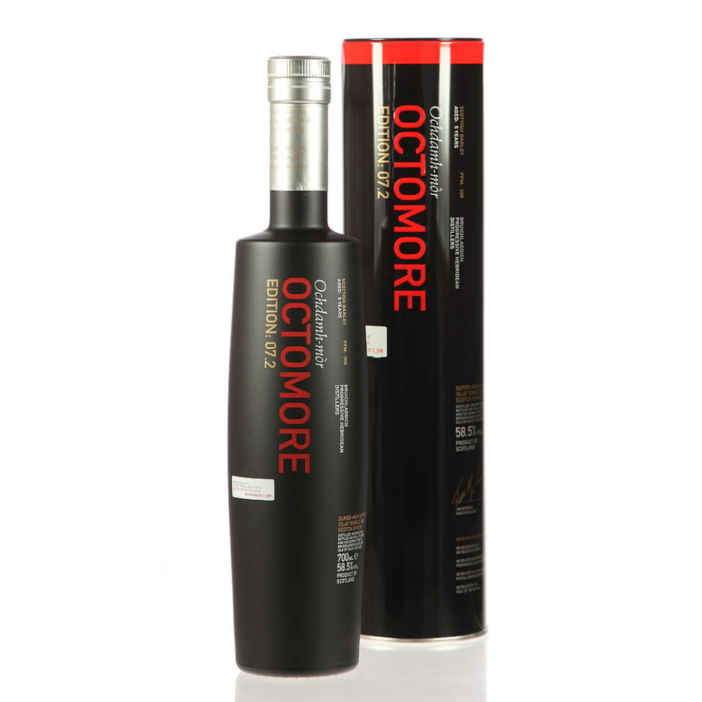 Bruichladdich Octomore Edition 07.2 „Ochdamh-mòr“ 5 Years – 58,5°