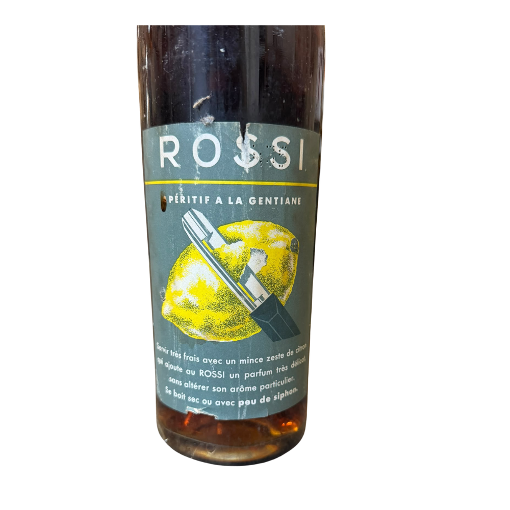 Rossi Apéritif à la Gentiane – Martini & Rossi Vintage