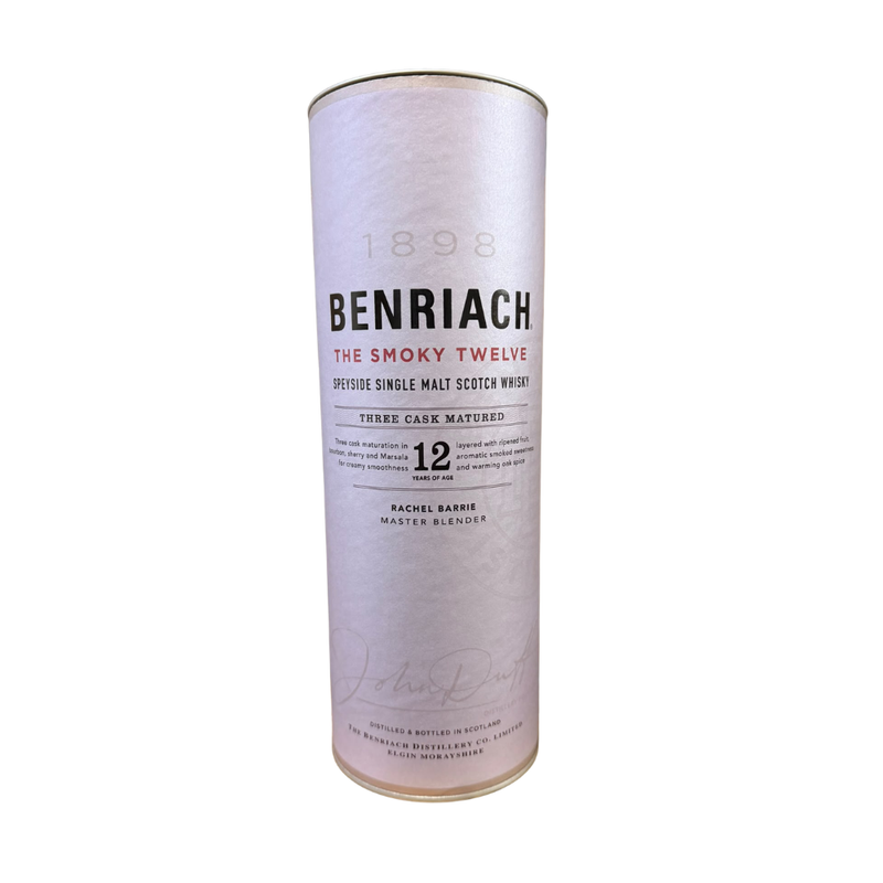 Gratis abzugeben! Leere BENRIACH - Smoky twelve Dose