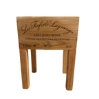 Weinkisten-Hocker "SAINT-JULIEN MÉDOC" - Unikat
