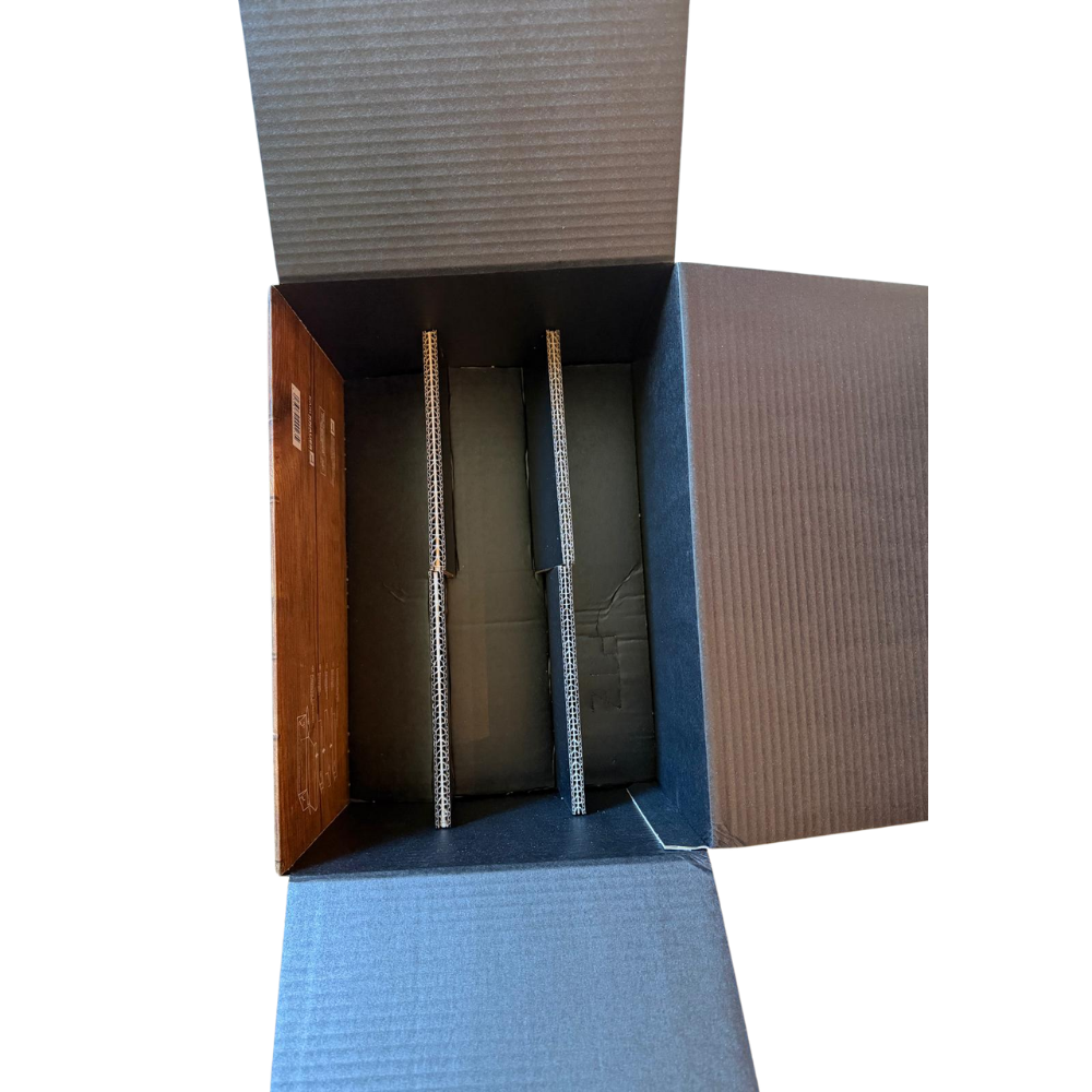 Geschenkbox für 6 Weinflaschen – stilvoll auf zwei Etagen